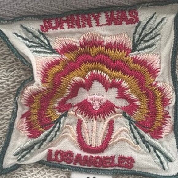 Johnny Was French Terry Hooded Sweatshirt Freyde Small J10625-1 - Picture 4 of 7